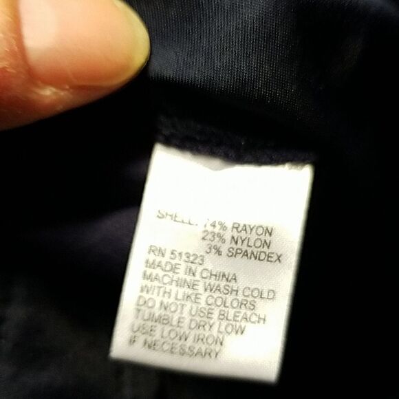 Preston & York blue pants size 10 - Picture 4 of 5